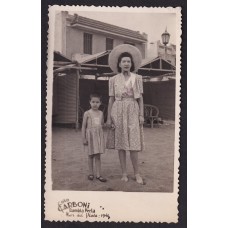 MAR DEL PLATA ANTIGUA FOTO TARJETA POSTAL 1944